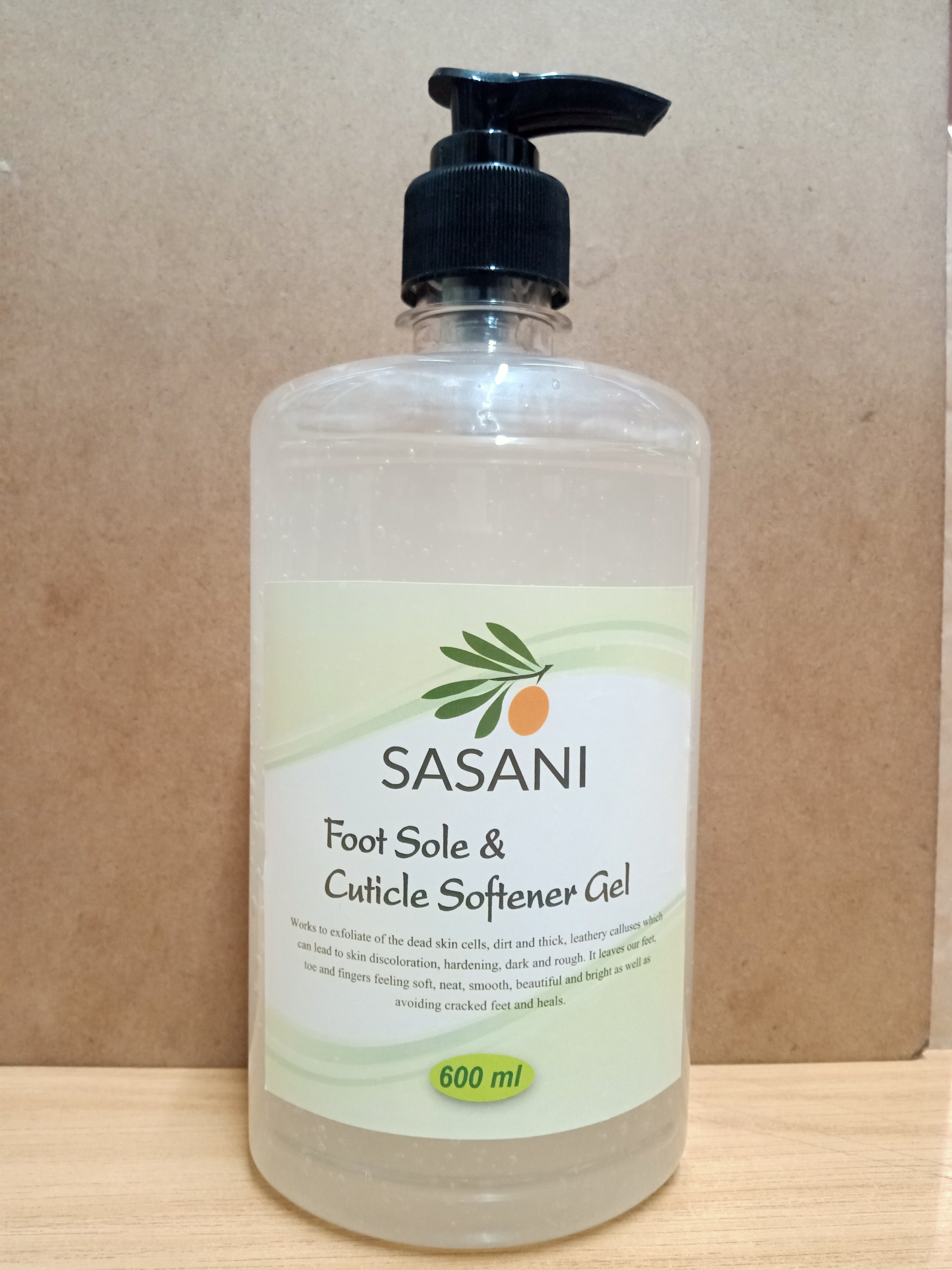 Sasani Foot sole & Cuticle softener gel 600ml
